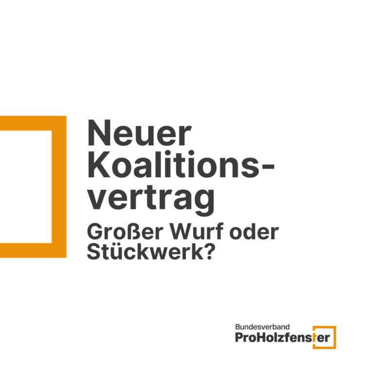 Neuer Koalitionsvertrag