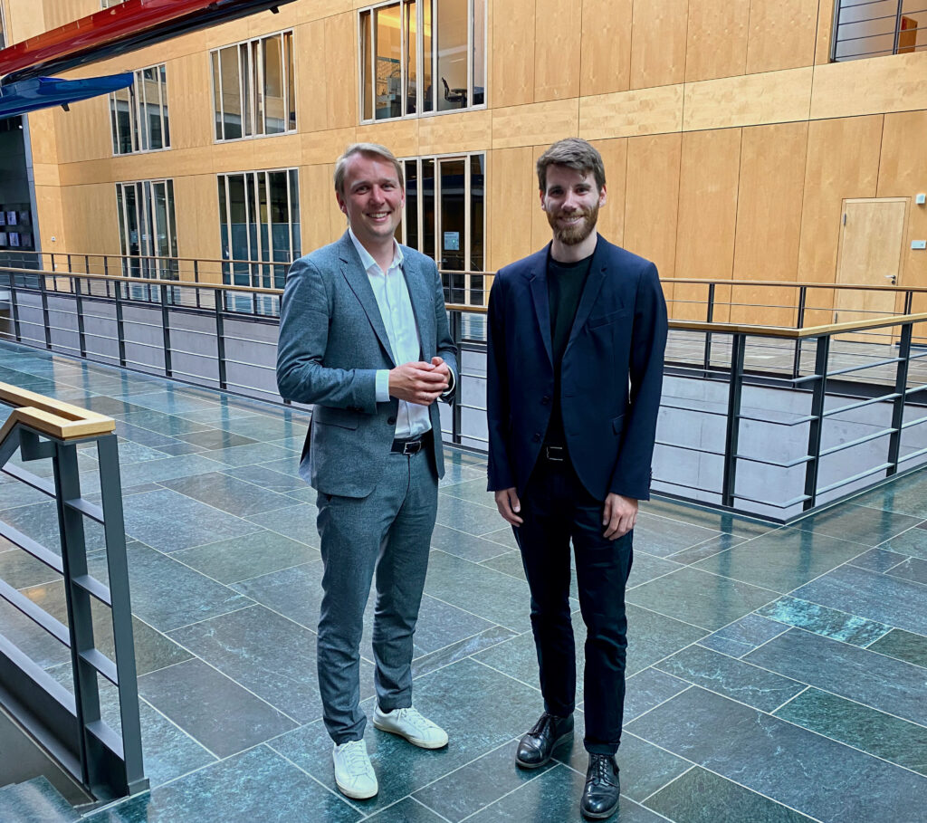 MdB Jan-Niklas Gesenhues und Kai Pless