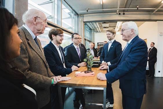 Stefan Appelhans trifft Bundespräsident Frank-Walter Steinmeier