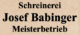 Schreinerei Babinger