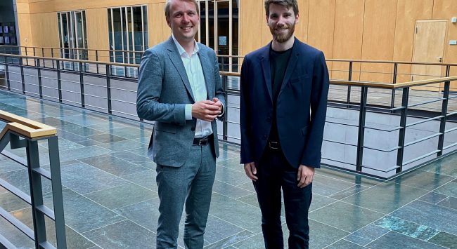 MdB Jan-Niklas Gesenhues und Kai Pless