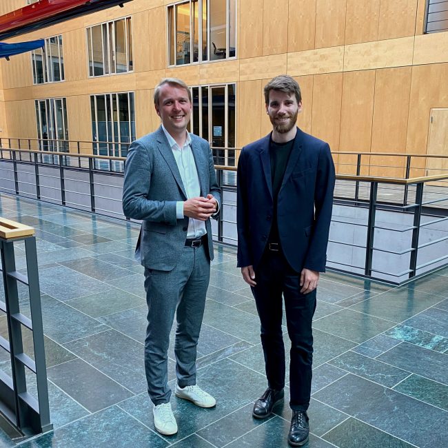 MdB Jan-Niklas Gesenhues und Kai Pless