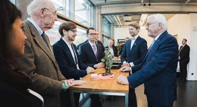 Stefan Appelhans trifft Bundespräsident Frank-Walter Steinmeier